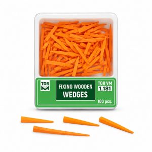 وج چوبی آناتومیک 100 عددی تور وی ام | Wooden Wedges 100Pcs TorVM