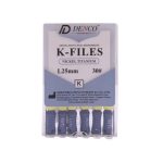 فایل دستی K-File نیکل تیتانیوم 25 میلی متری دنکو | Denco Nickel-Titanium K-File (Hand File) – 25 mm