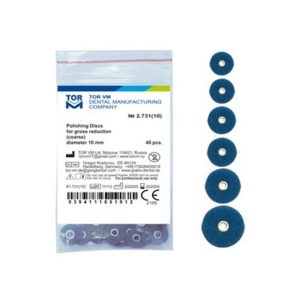 دیسک پرداخت سورمه ای 40 عددی تور وی ام | Polishing Discs for Contouring (Medium) TorVM